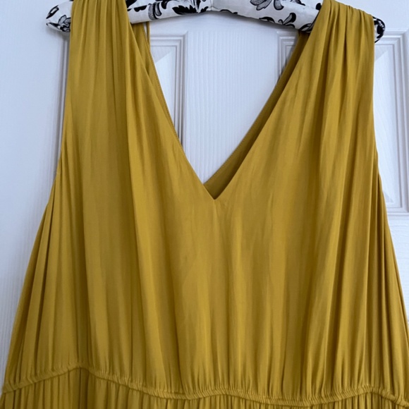 Anthropologie yellow maxi tie dress - Picture 7 of 8